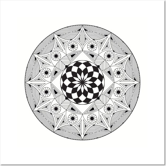 Sun Mandala. Wall Art by IlCippo